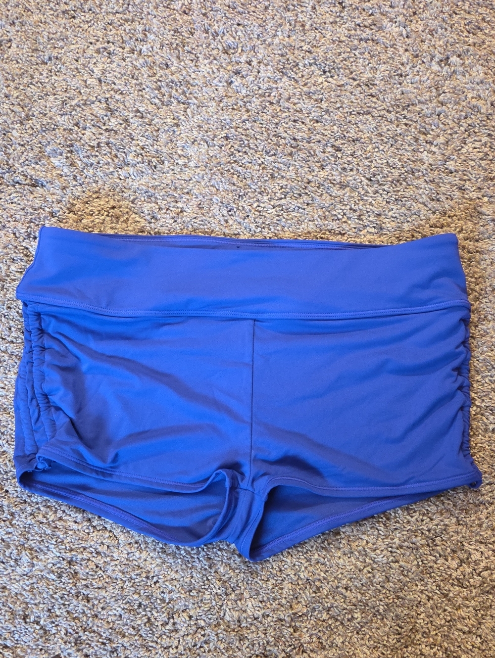 Athleta Ruched Swim Short - Royal Blue Women's Size Medium